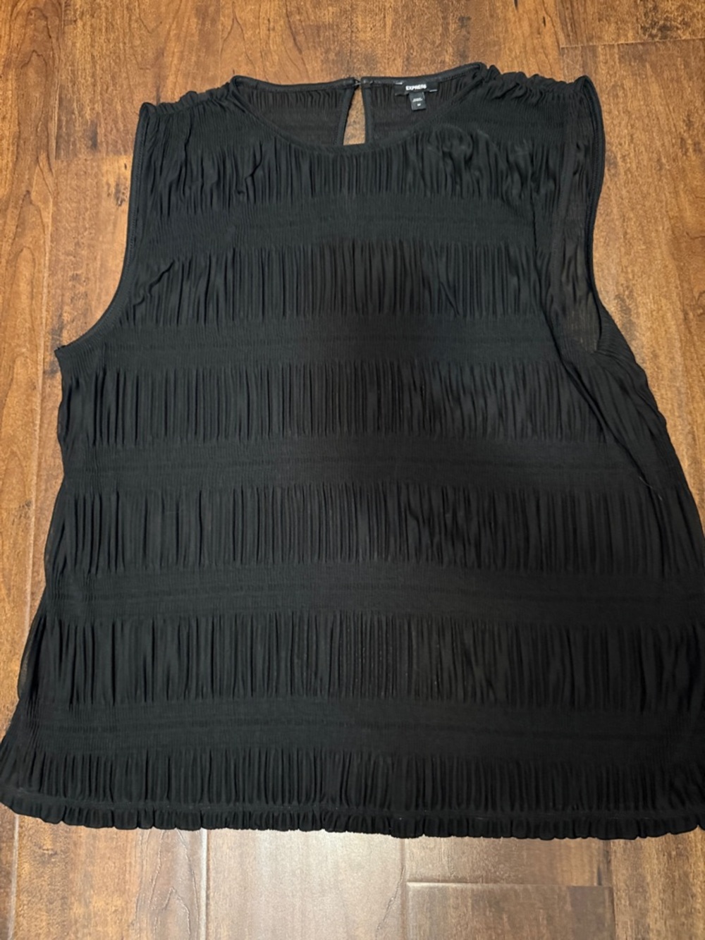 Express Black Sleeveless sheer Camisole